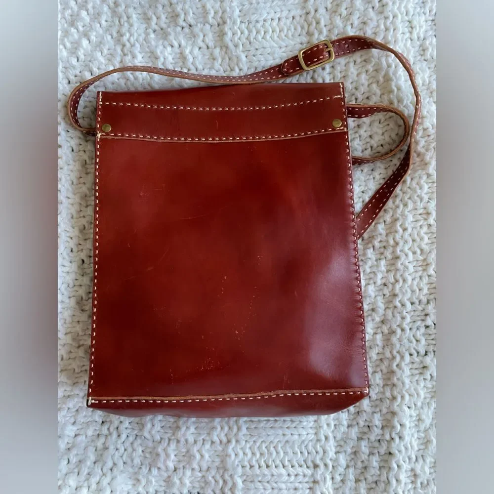 Handcrafted Leather Messenger Bag